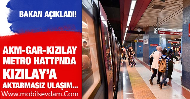 AKM Gar Kızılay Metrosu